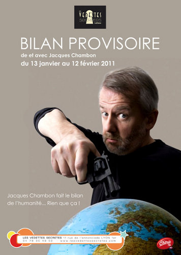 Affiche de Bilan provisoire de Jacques Chambon