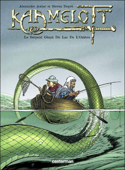 La couverture du serpent géant du lac de l'ombre, Kaamelott T.5
